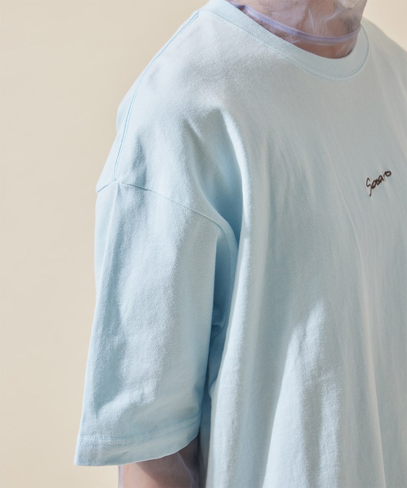經典草寫logoTEE