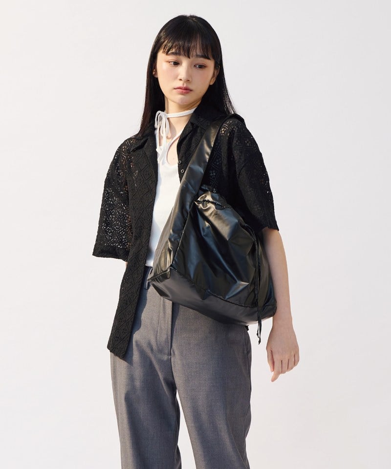 SAA3009-241 金屬光感束口托特包