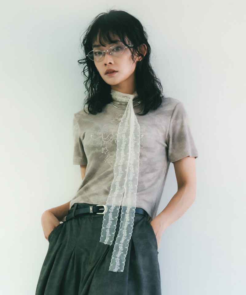 水晶吊燈印花上衣 Crystal Chandelier Printed Top