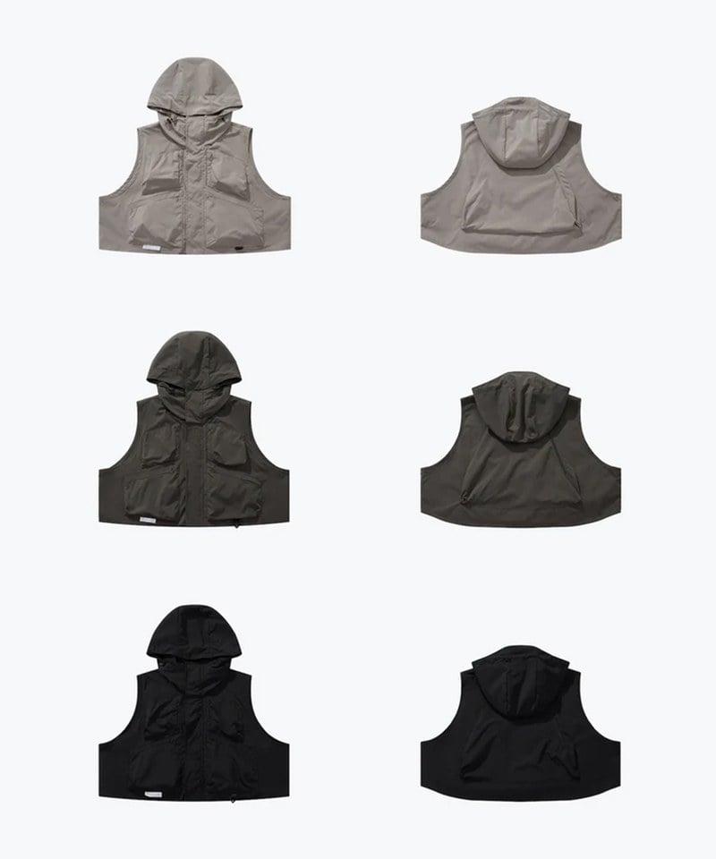 短版背心外套 Half Cutting Vest