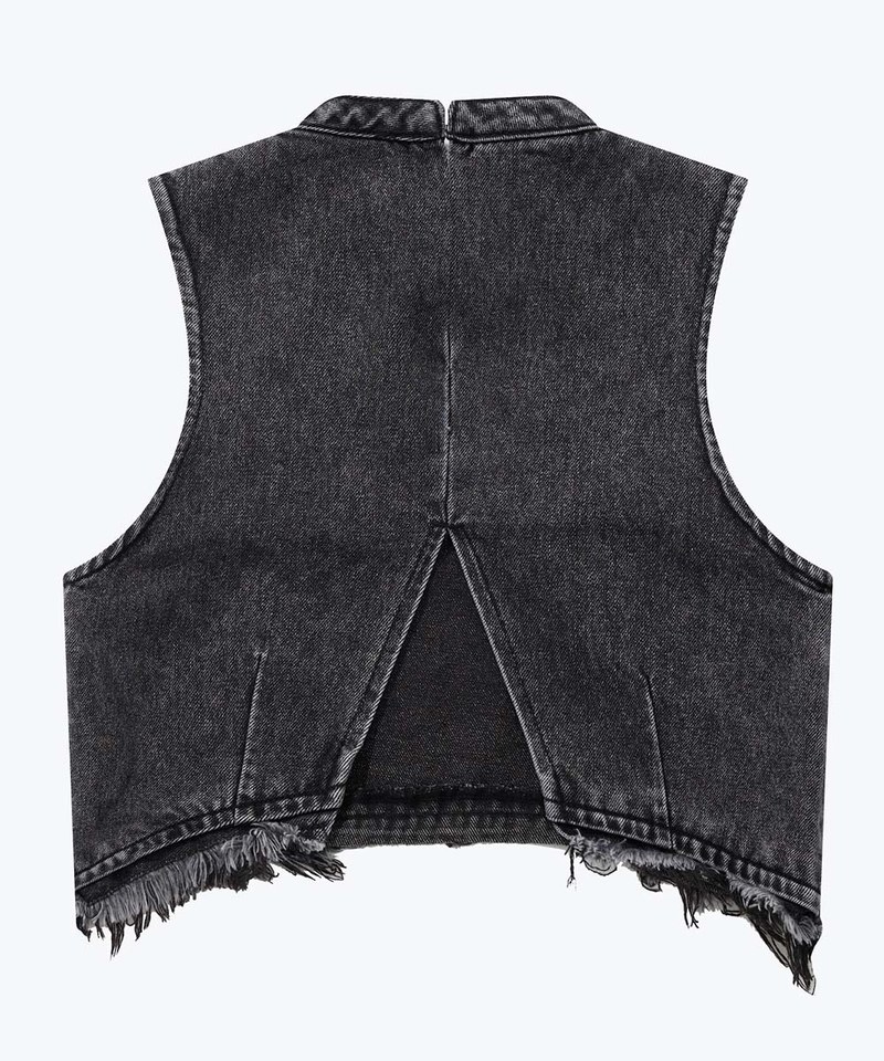 SNS0509W-241 牛仔背心 Halter Denim Top