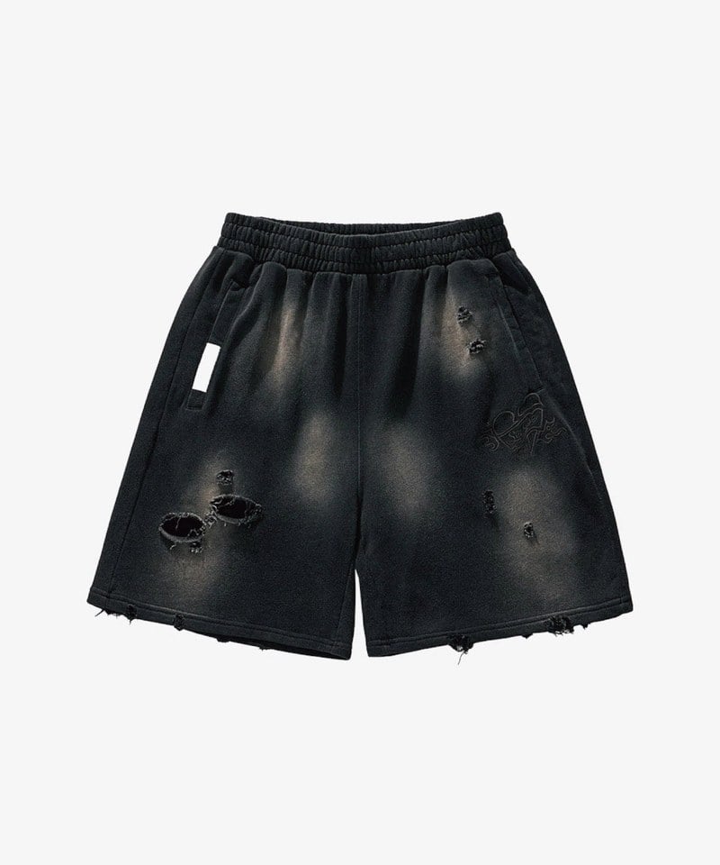 水洗運動短褲 Sun Faded Wash Sueat Shorts