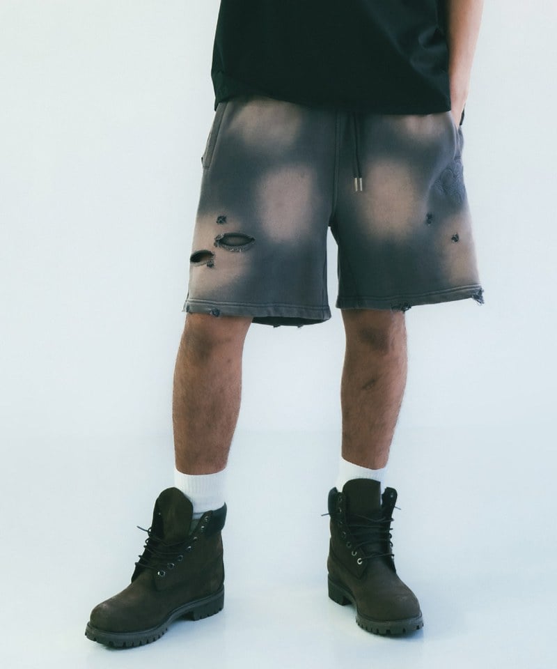 水洗運動短褲 Sun Faded Wash Sueat Shorts