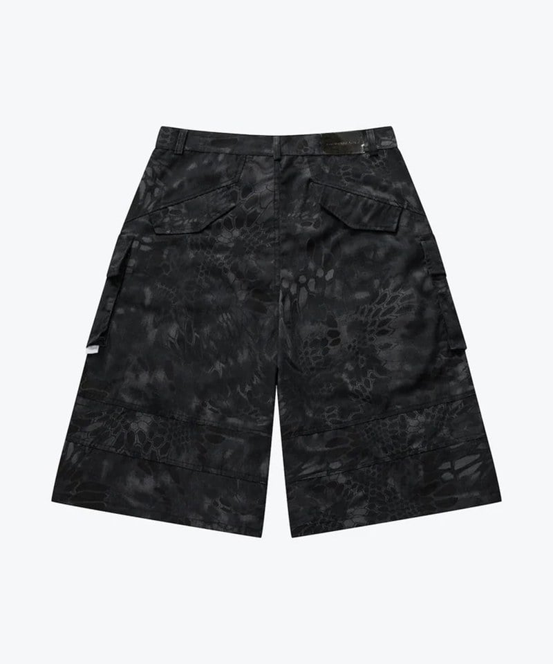 蛇紋工裝短褲 Snake Print Carpi Pants