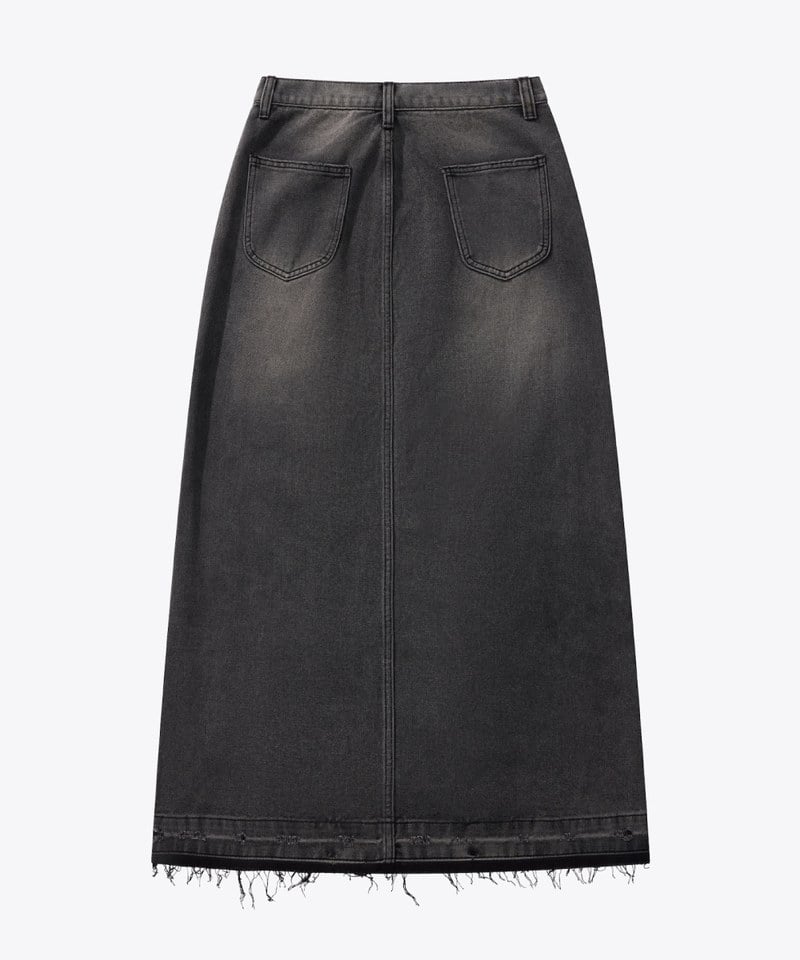 SNS4012-251 牛仔長裙 Double Knee Denim Full Skirts
