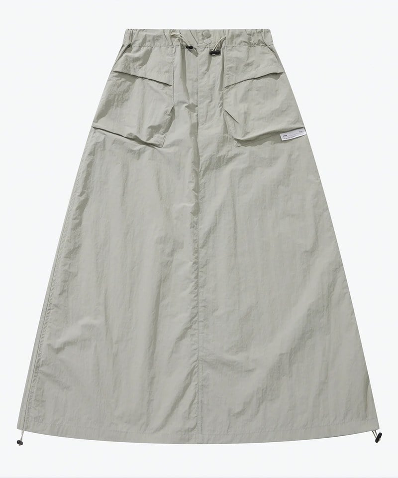 可調節抽繩長裙 SIDE ELASTIC FULL SKIRTS
