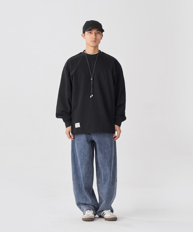 TBS0008-251 拼接長袖T恤 Back Shirt LS T-Shirt
