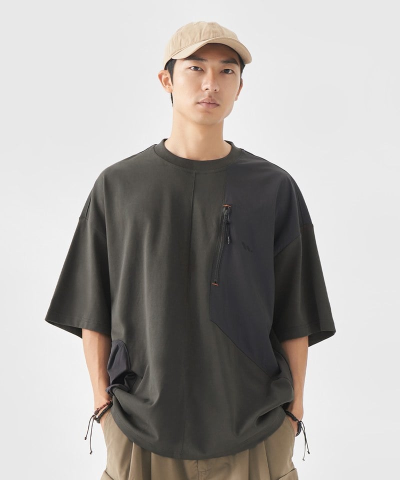 撞色拼接短袖T恤 Urban Patch T-Shirt
