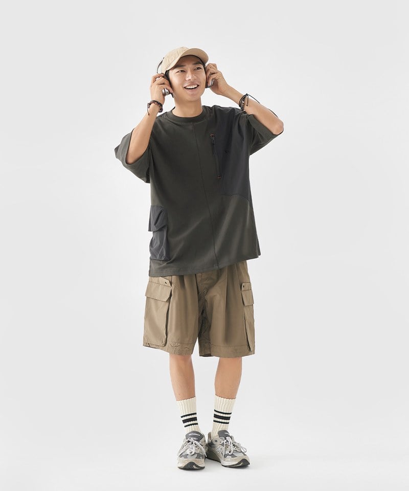 撞色拼接短袖T恤 Urban Patch T-Shirt