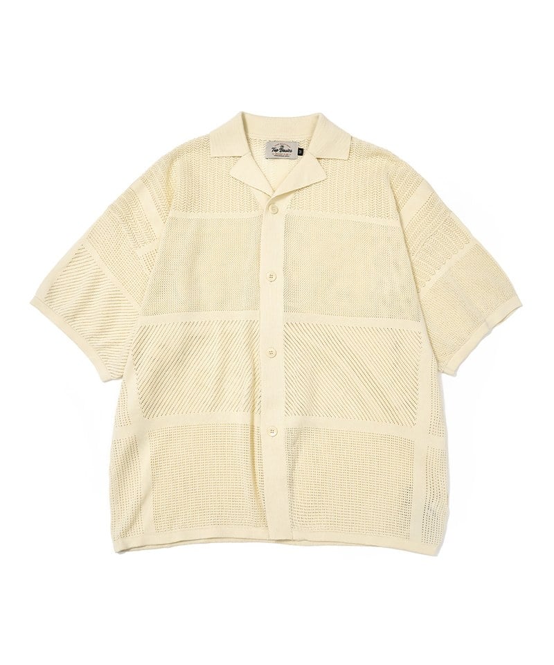 TBS0217-251 針織寬鬆襯衫 Knit Perforated Oversized Shirt