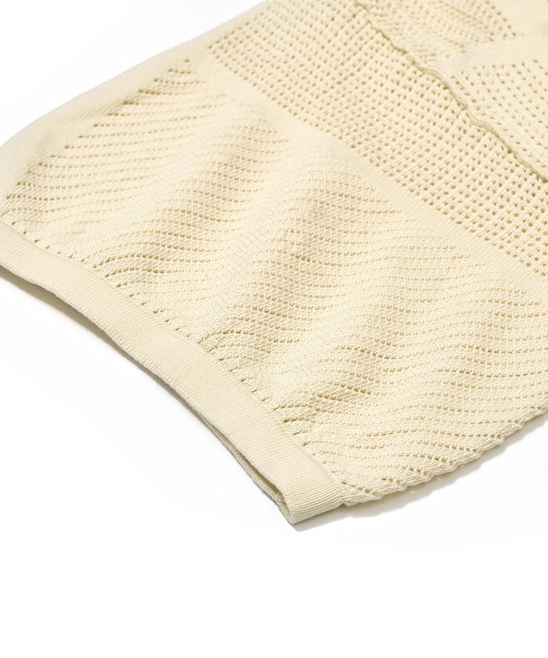 TBS0217-251 針織寬鬆襯衫 Knit Perforated Oversized Shirt