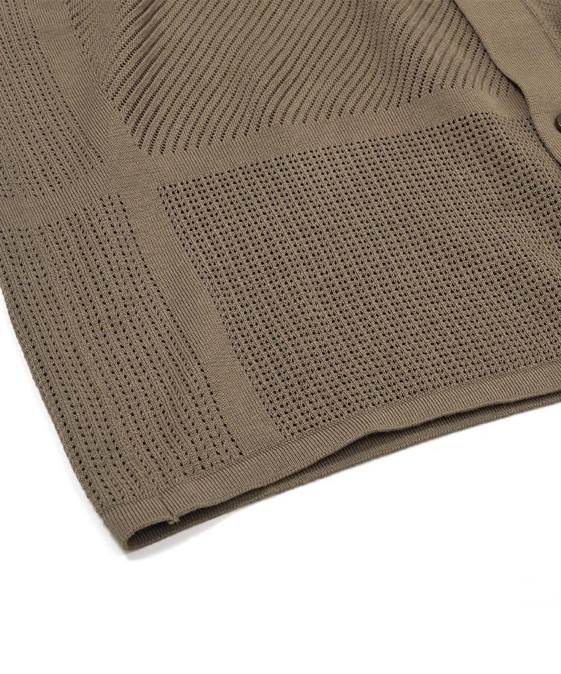 TBS0217-251 針織寬鬆襯衫 Knit Perforated Oversized Shirt