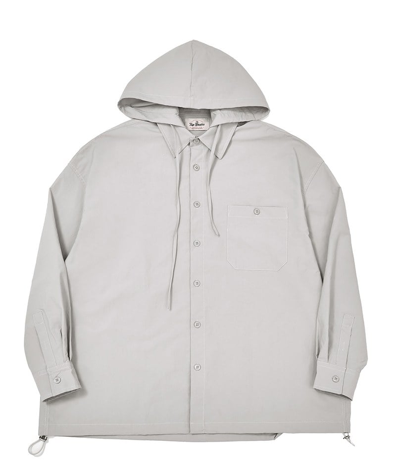 TBS0218-251 可拆連帽襯衫 Pocket Detachable Hood Shirt