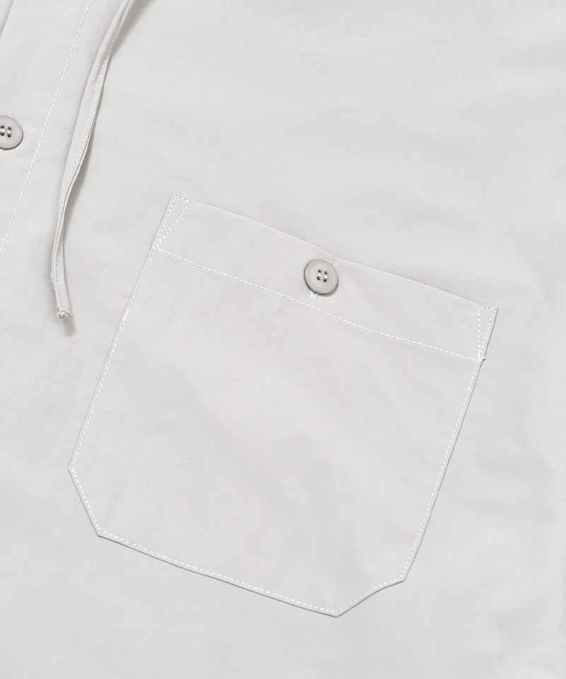 TBS0218-251 可拆連帽襯衫 Pocket Detachable Hood Shirt
