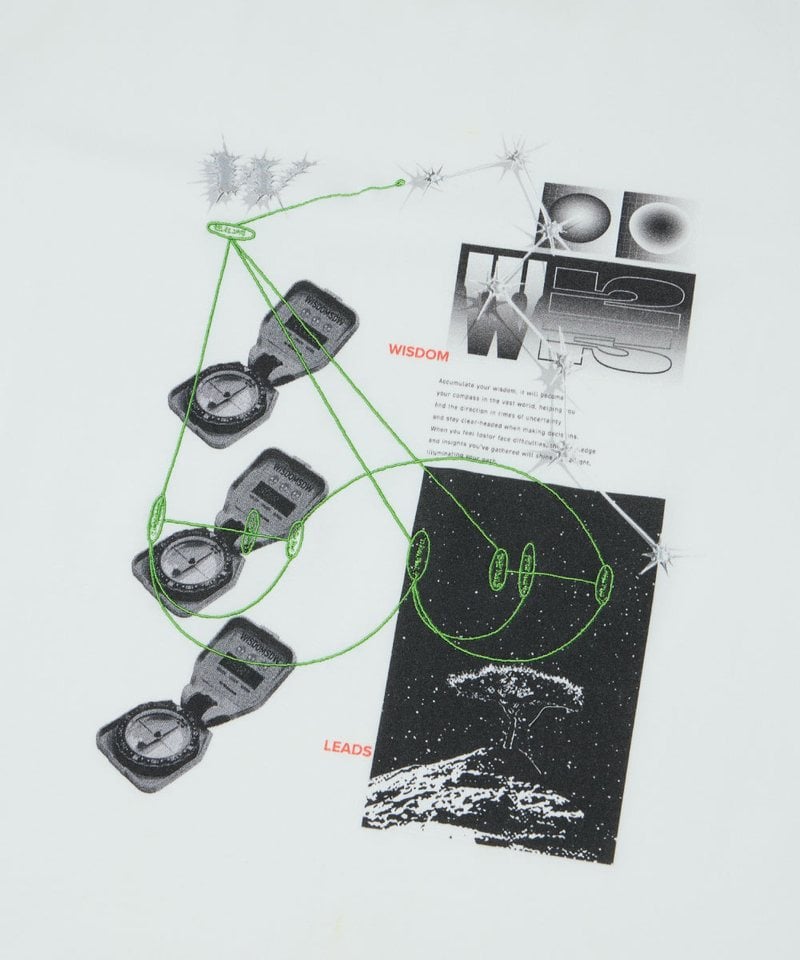 WDM0150-252 WISDOM x SDW 圖像短袖上衣 LEADS GRAPHIC SS T-SHIRT