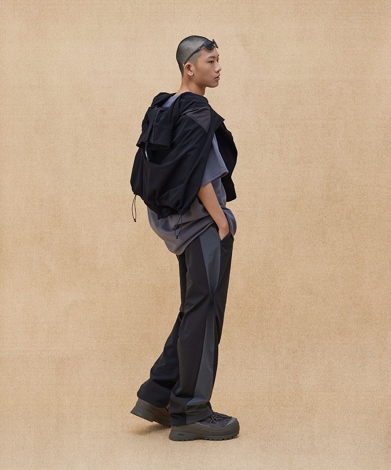雙色拼接直筒褲 BLOCKING STRAIGHT PANTS