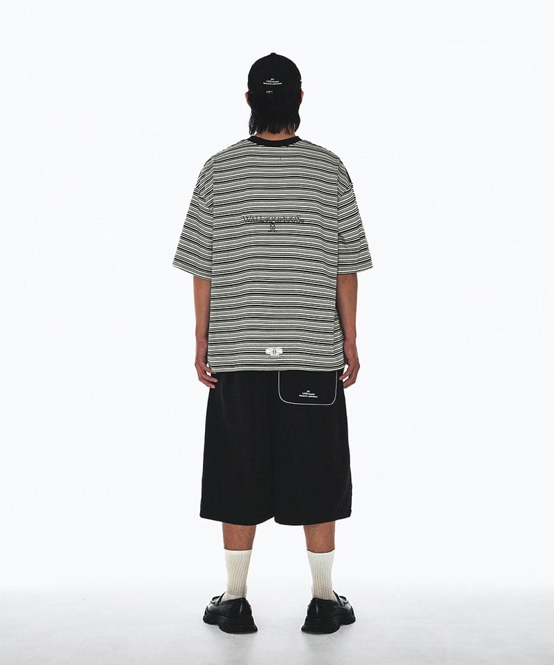 條紋上衣 6:33 MALACHITE SPLIT STRIPE TEE