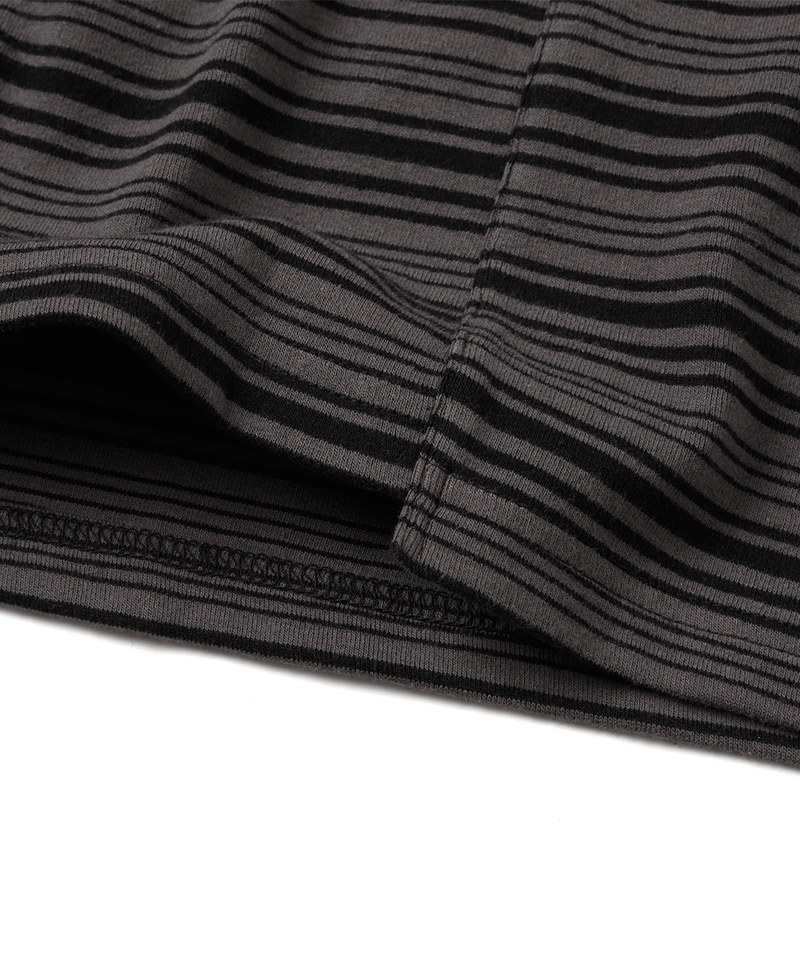 條紋上衣 6:33 MALACHITE SPLIT STRIPE TEE