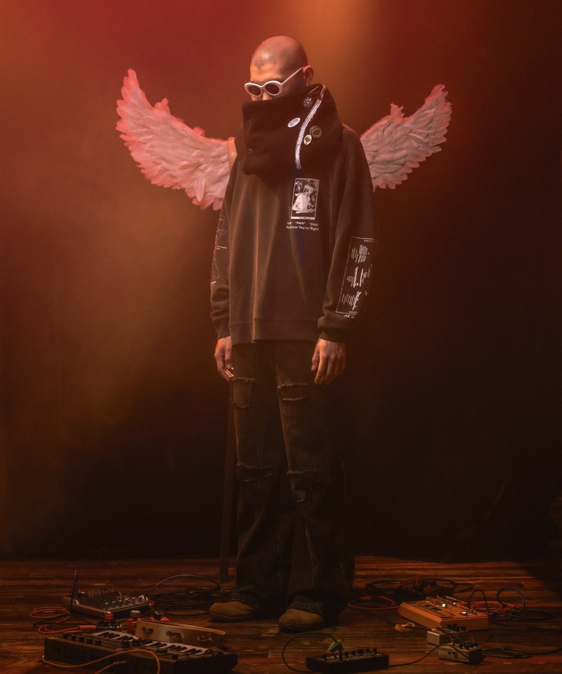 WOS0116-242 WLOFSD X AT 聯名圖像印花大學Tee