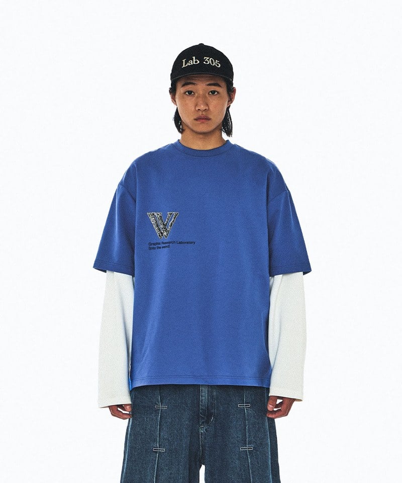 WOS0120-251 圖像設計短TEE 3:41 STARBURSTER W-DEFINITION TEE