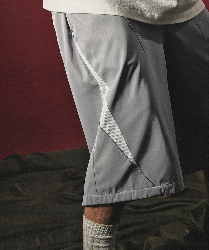 拼接七分短褲 3:20 TEENAGER TOOTH-SPLICING BAGGY SHORTS