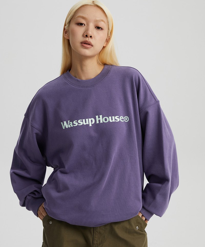 logo圓領大學Tee One Line Logo Sweatshirt