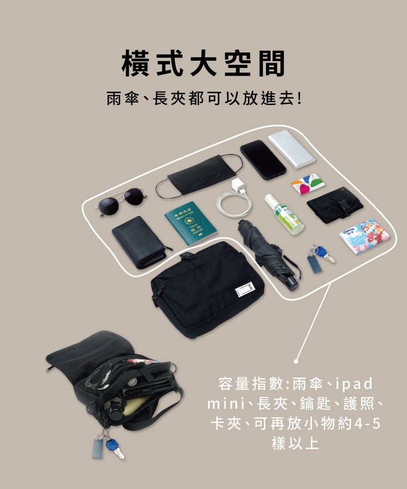 COP3032 PM大容量旅行小包
