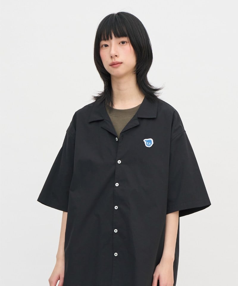 小P社長開領短袖襯衫