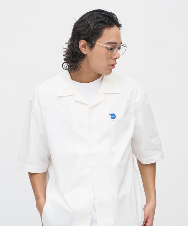 PLN3348-242 小P社長開領短袖襯衫