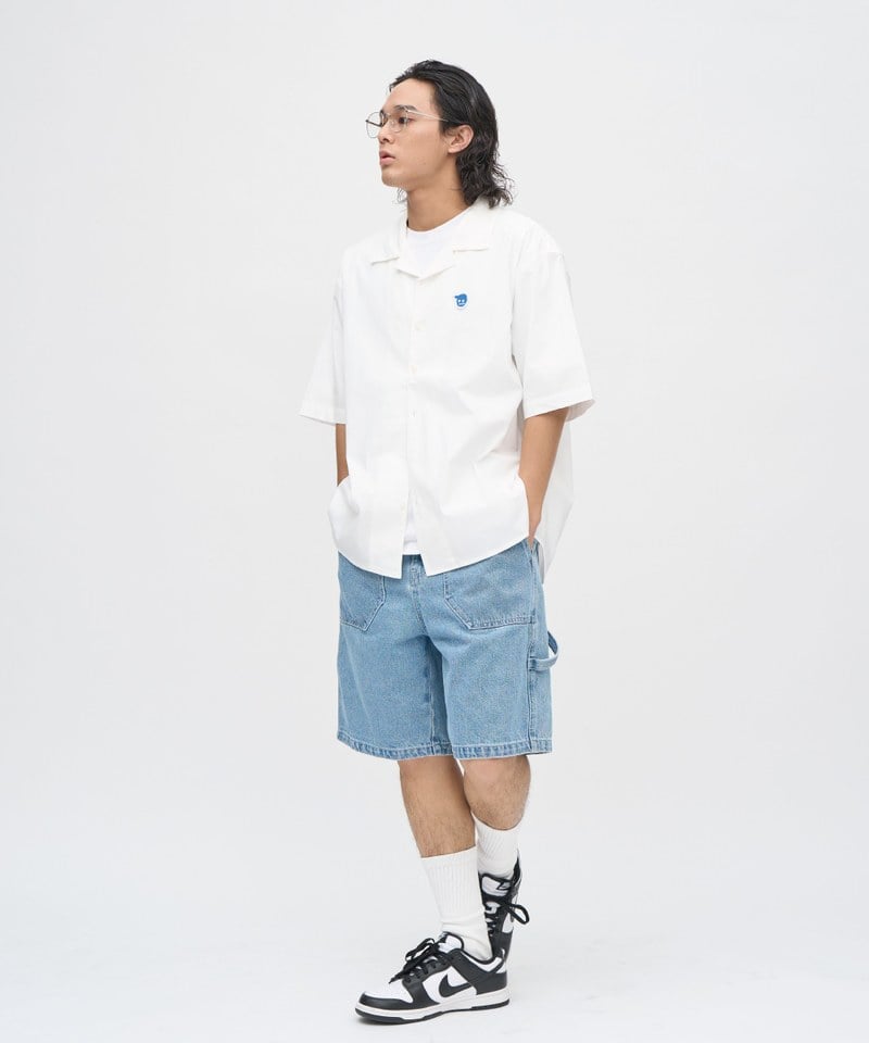 PLN3348-242 小P社長開領短袖襯衫