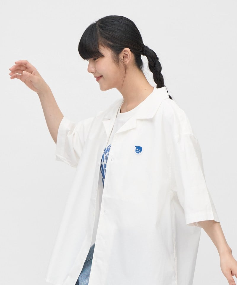 PLN3348-242 小P社長開領短袖襯衫