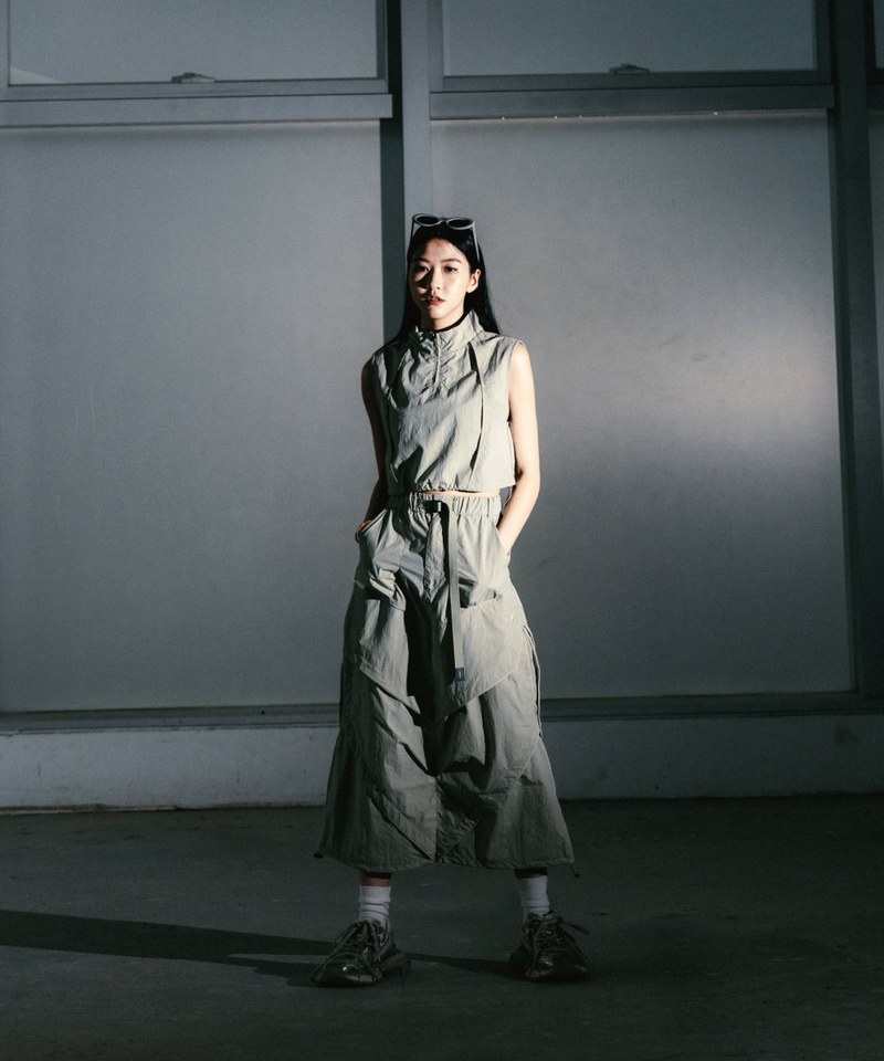 尼龍拉鍊背心 Half-Zip Track TOP