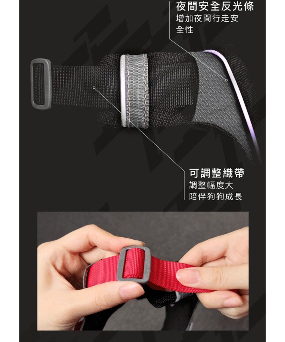 X-LINK  HARNESSＸ雙制胸背帶 - M