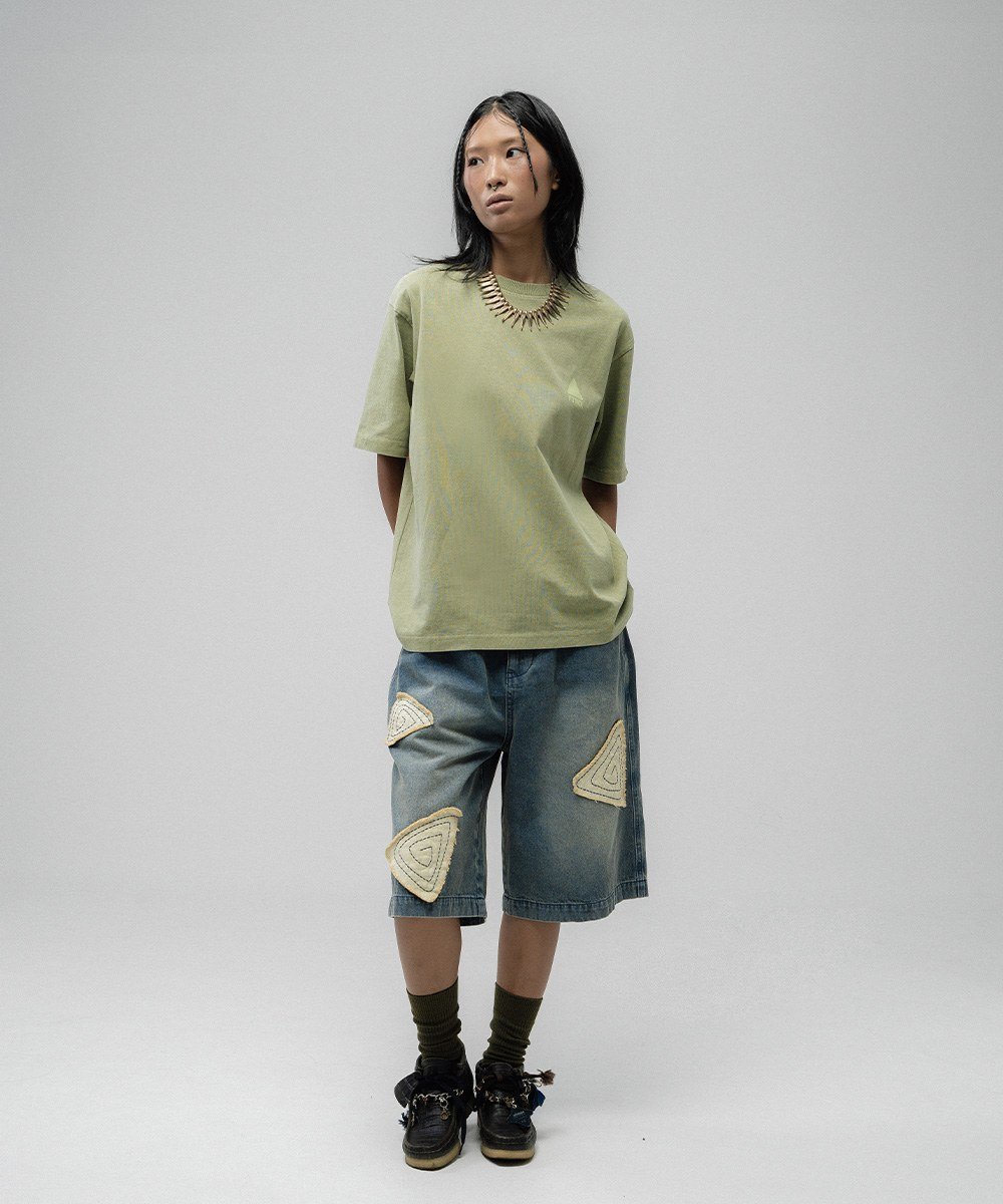 圖案短Tee BLUEPRINT TEE