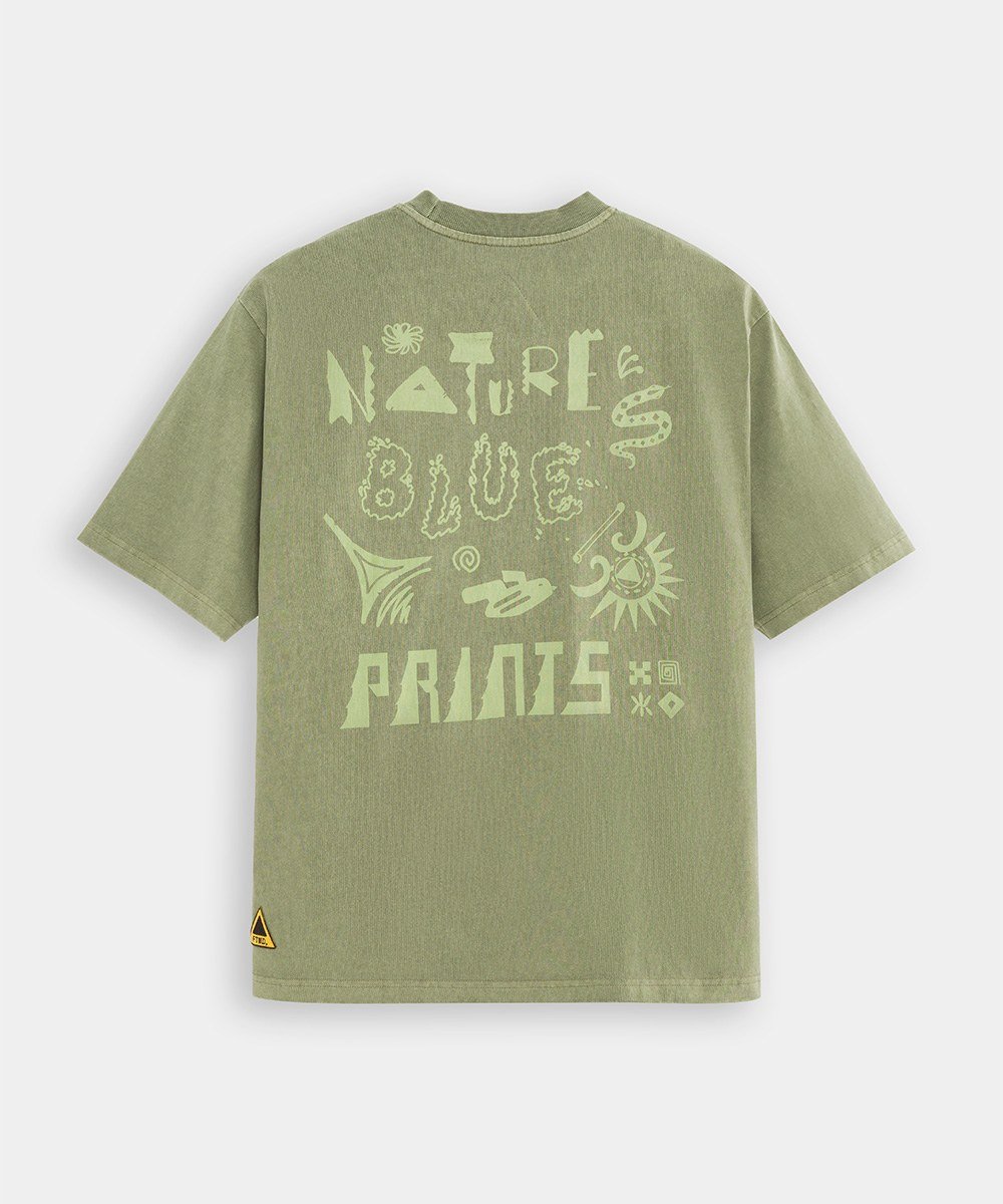 圖案短Tee BLUEPRINT TEE