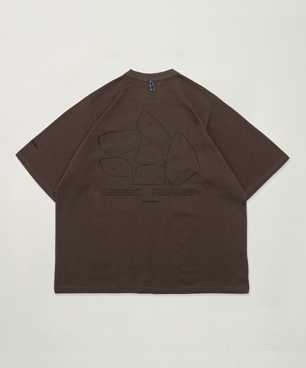 印花短TEE STACKS TEE