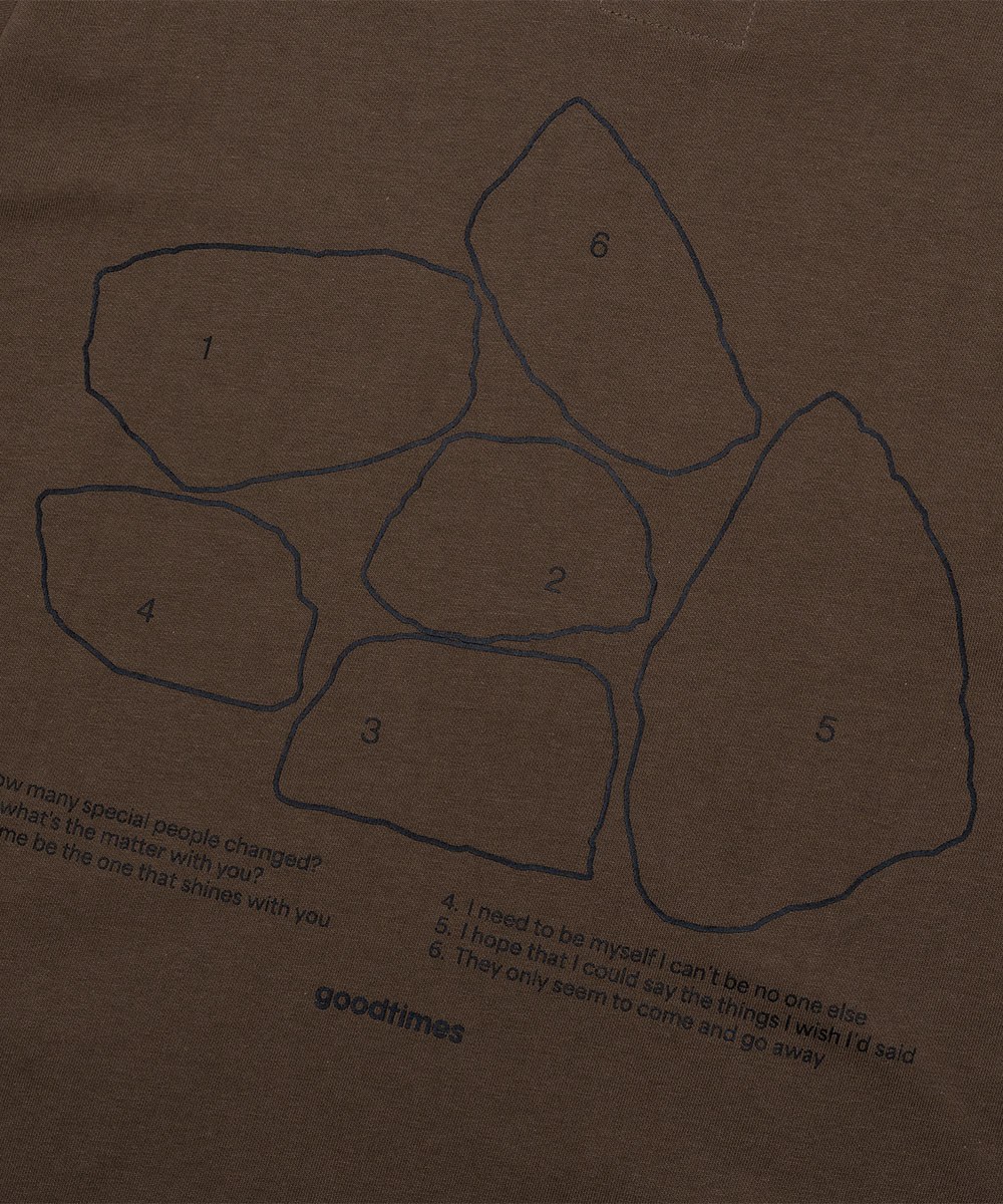 印花短TEE STACKS TEE