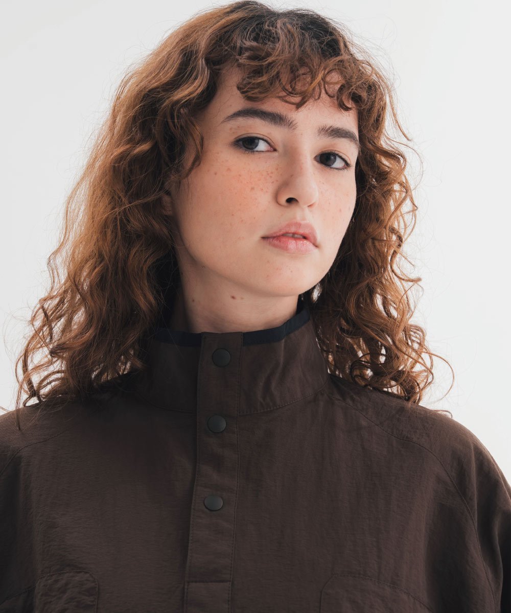 套頭短袖襯衫 HALF SNAP PULLOVER SHIRT