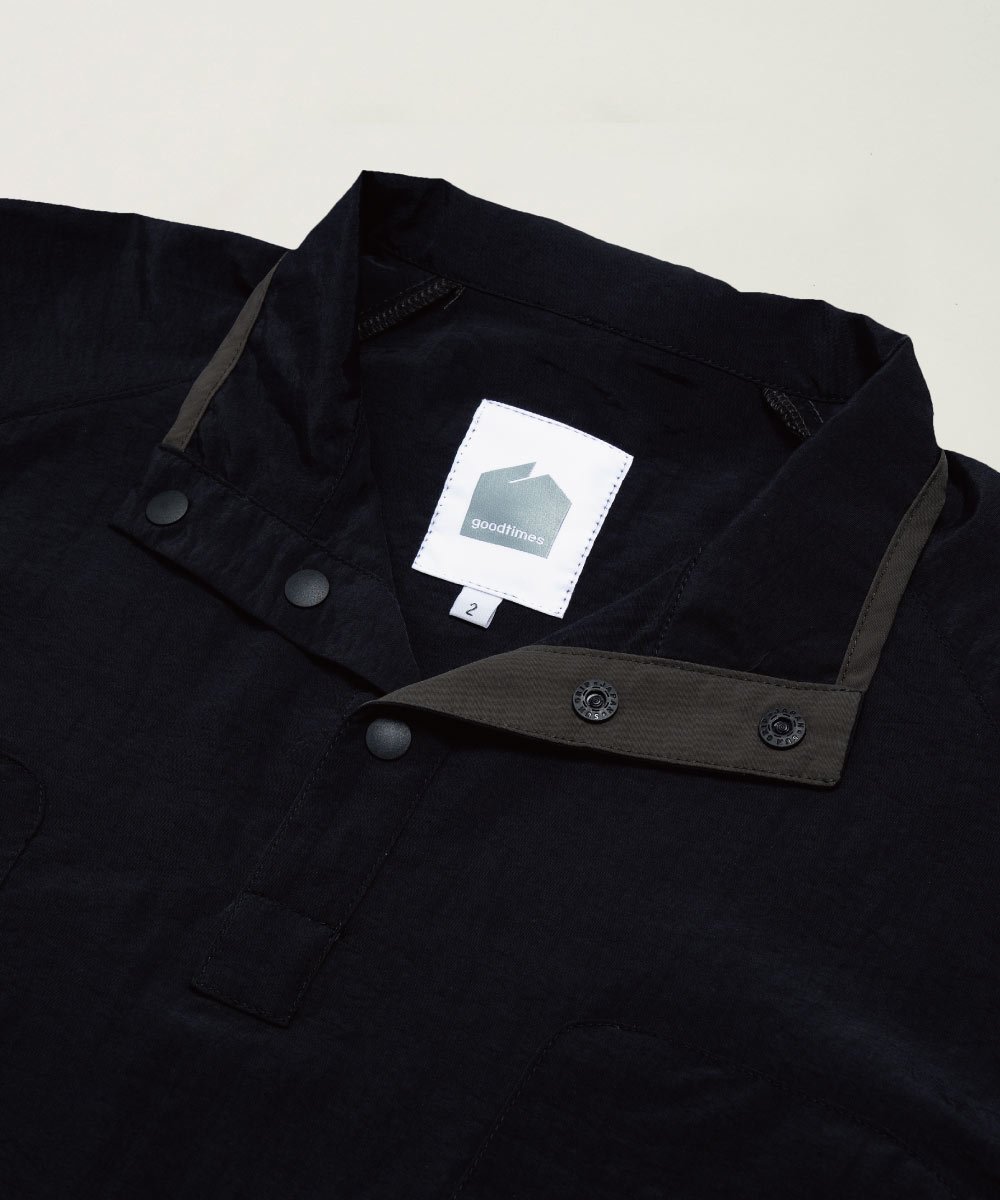 套頭短袖襯衫 HALF SNAP PULLOVER SHIRT