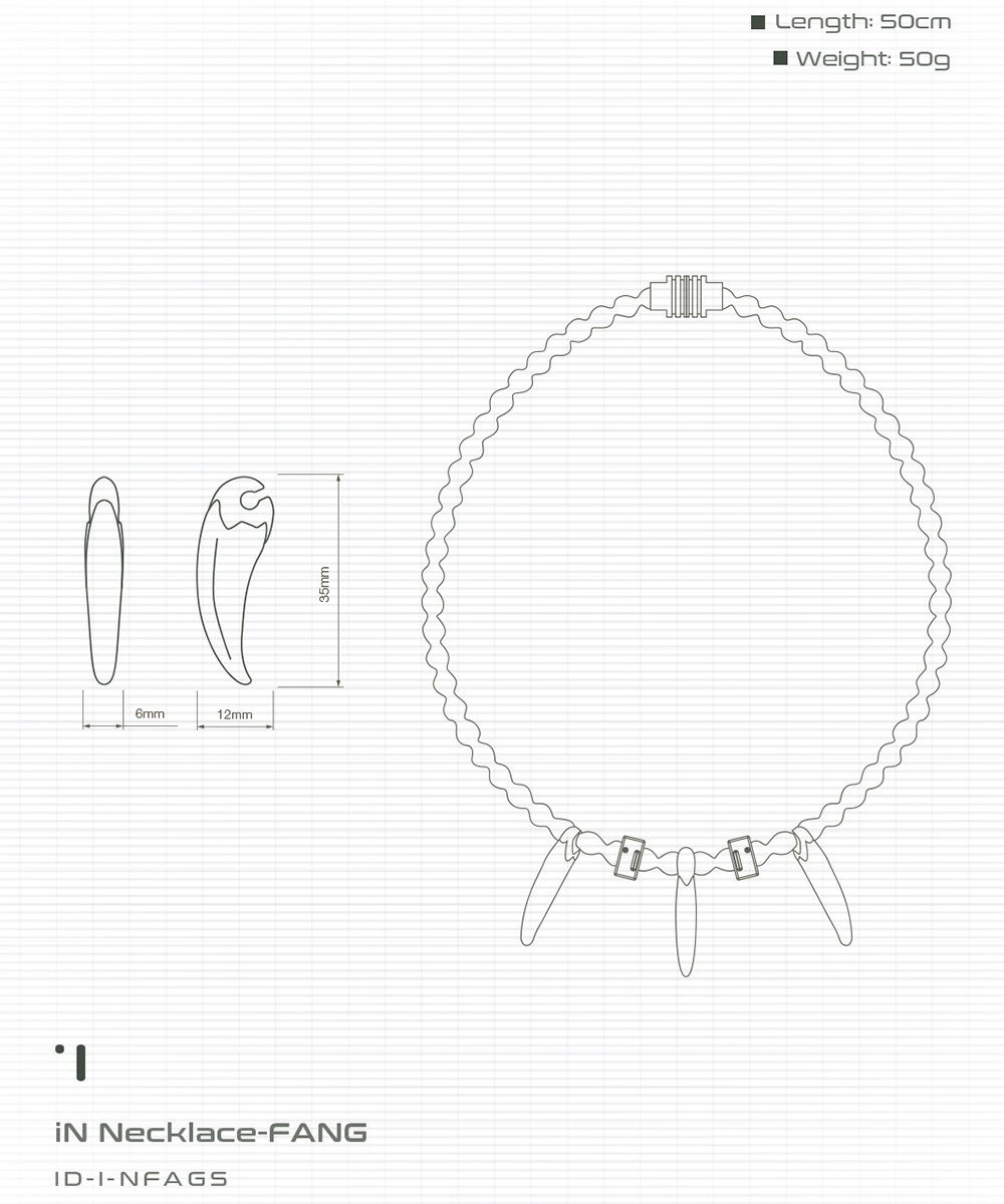 獸牙項鍊 iN Necklace-FANG