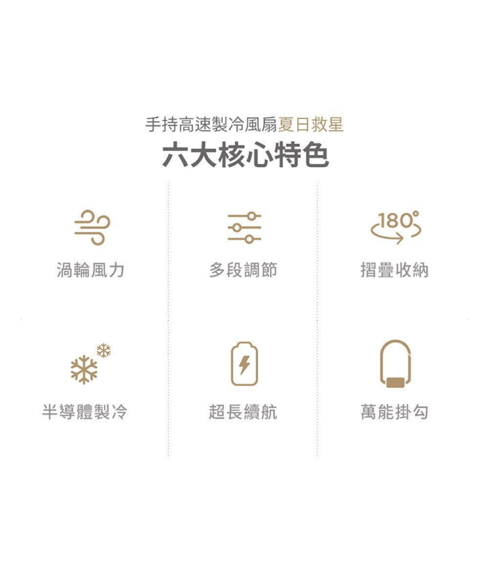 樂米 LARMI 手持高速製冷風扇