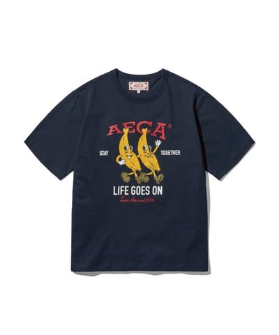 印花短袖上衣 STAY TOGETHER HALF SLEEVE