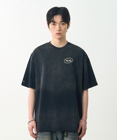 水洗短袖T恤 SMALL LOGO FADE WASHING HALF T-SHIRT