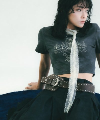 水晶吊燈印花上衣 Crystal Chandelier Printed Top