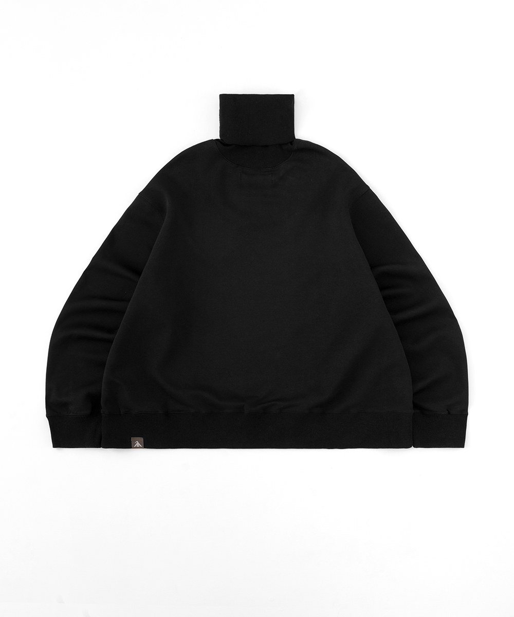 MELSIGN x mouggan 羅紋拼接高領TEE