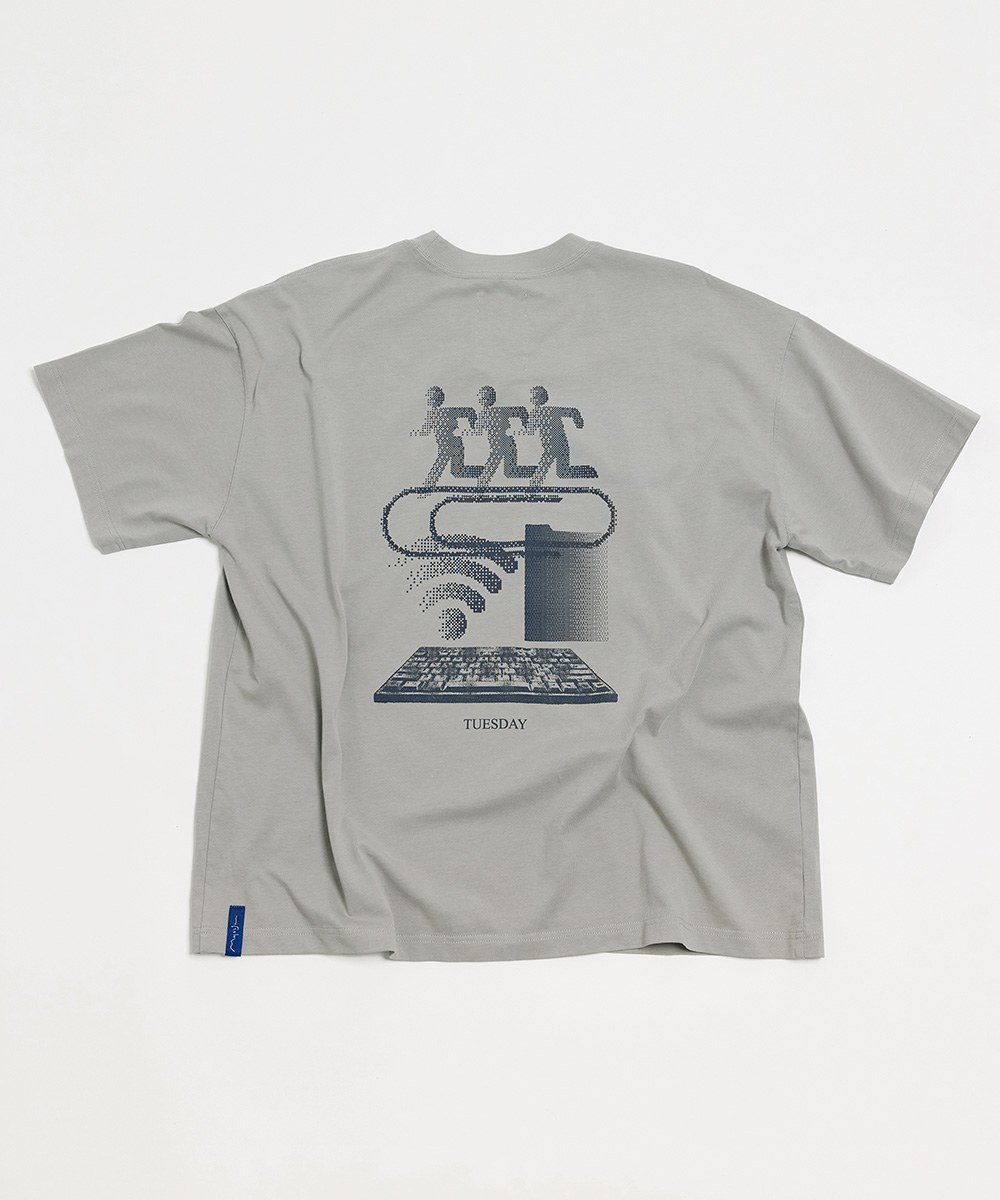 標語短袖上衣 Tue. I Need Wi-Fi Tee