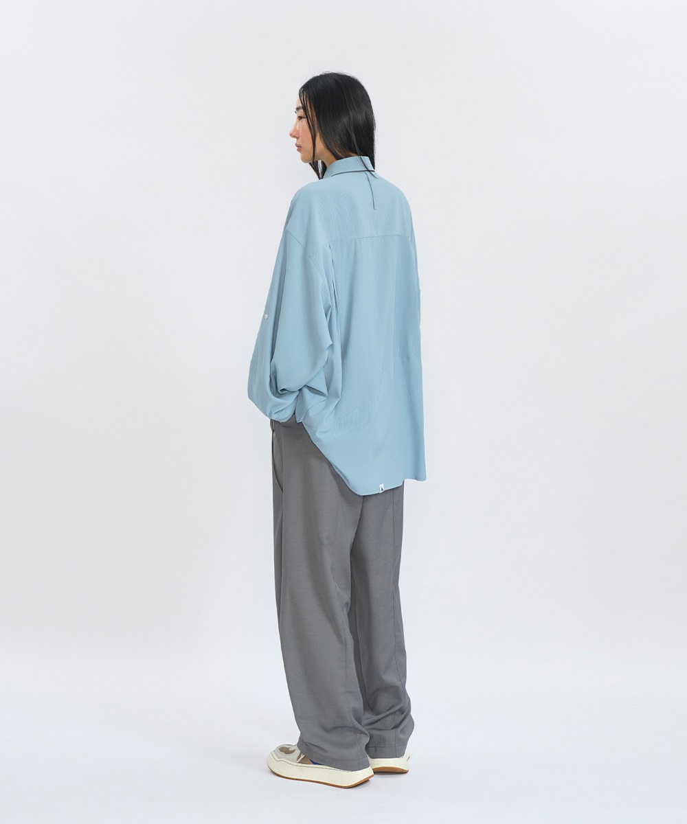 立體口袋襯衫 Relaxed fit Seersucker Shirt