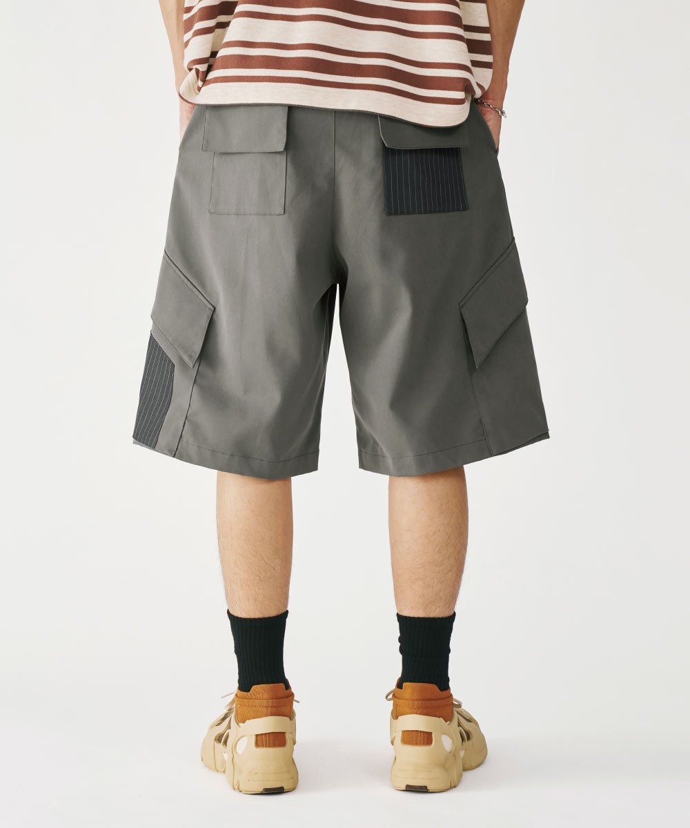雙腰摺口袋短褲 Panel Pocket Shorts