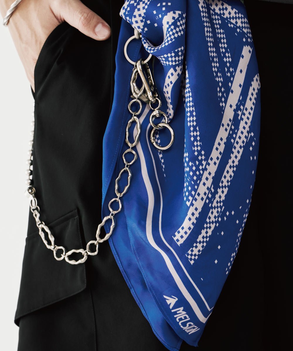 方形絲巾 Clip Pattern Silk Bandana