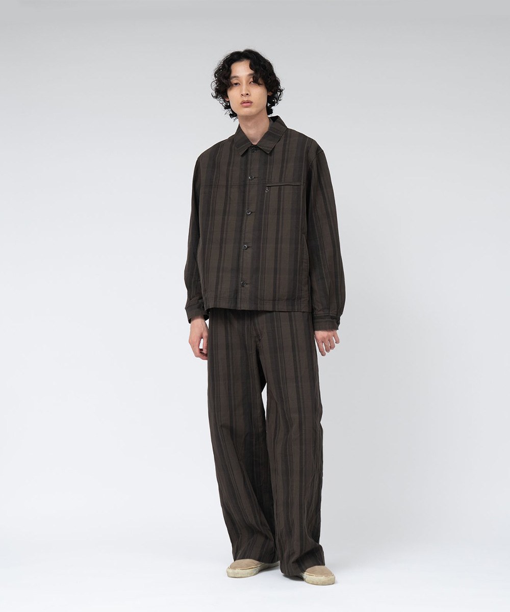 格紋外套 Plaid Dock Jacket